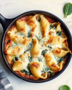 Easy Spinach & Ricotta Stuffed Shells Recipe