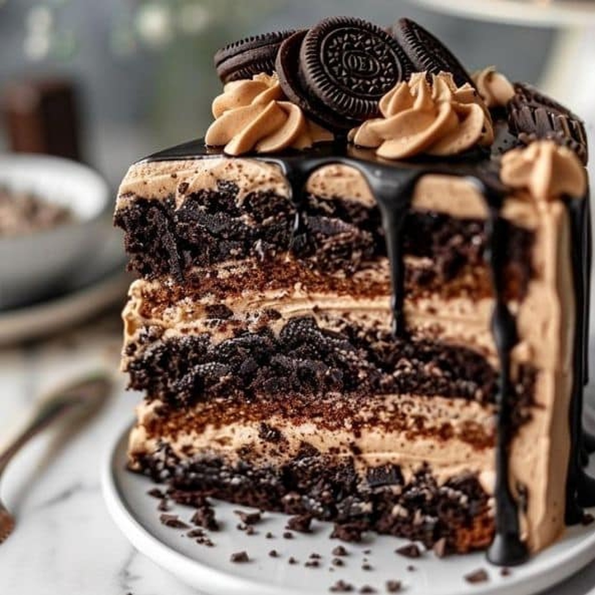 Oreo Peanut Butter Chocolate Cake Recipe