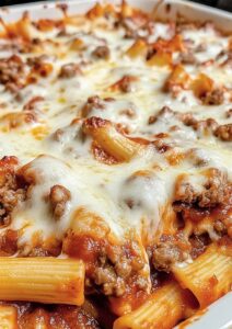 Baked Mostaccioli Recipe