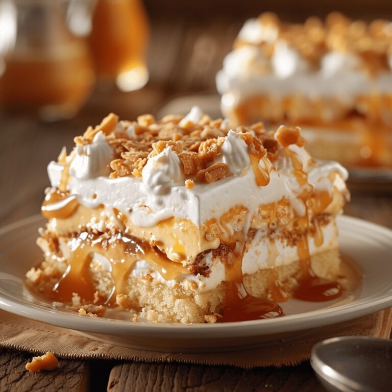 Butterscotch Lush Cake Recipe