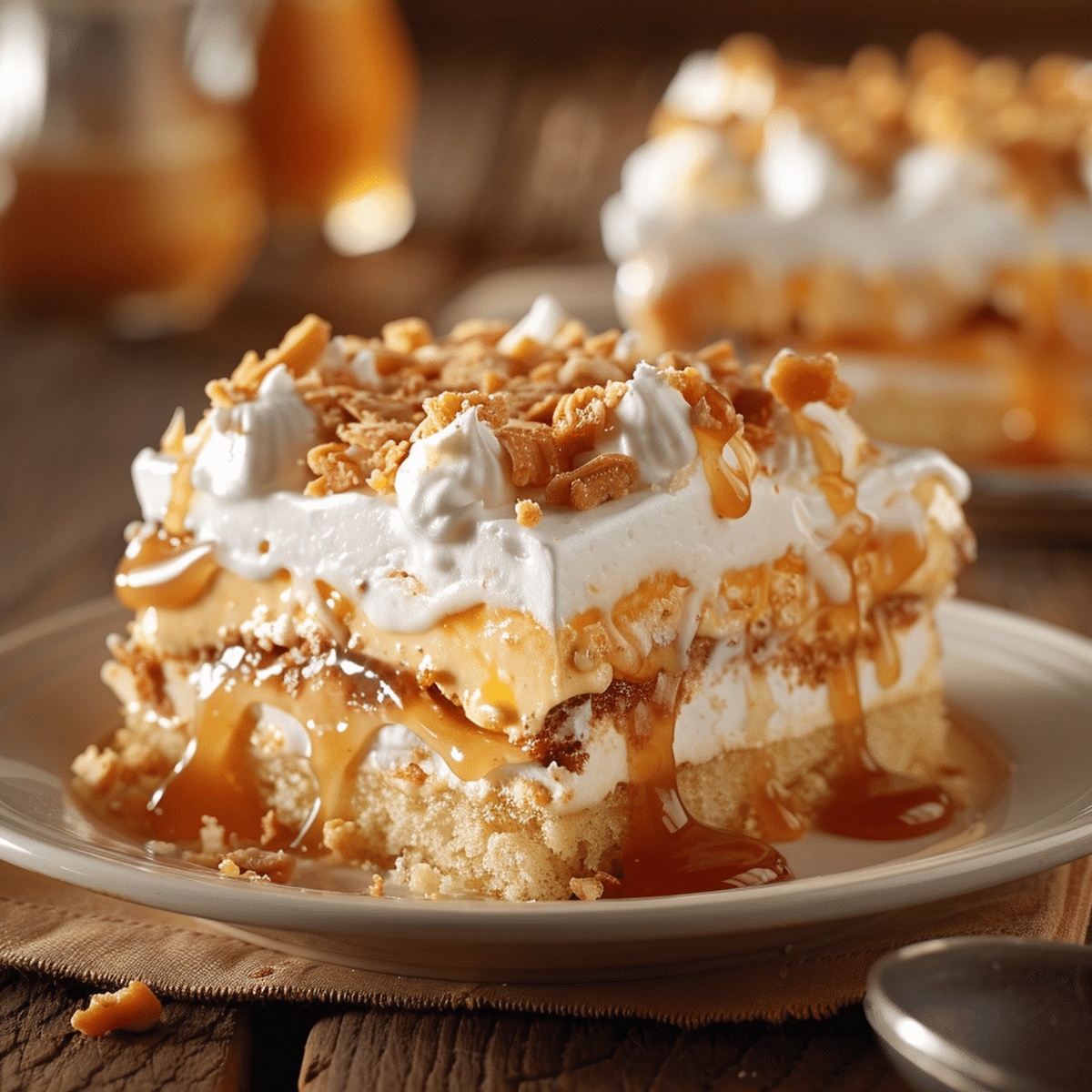 Butterscotch Lush Cake Recipe