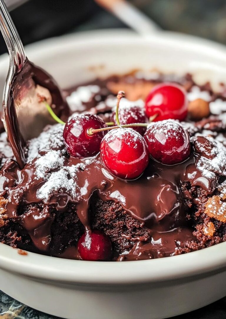 Chocolate Cherry Dump Cake Recipe