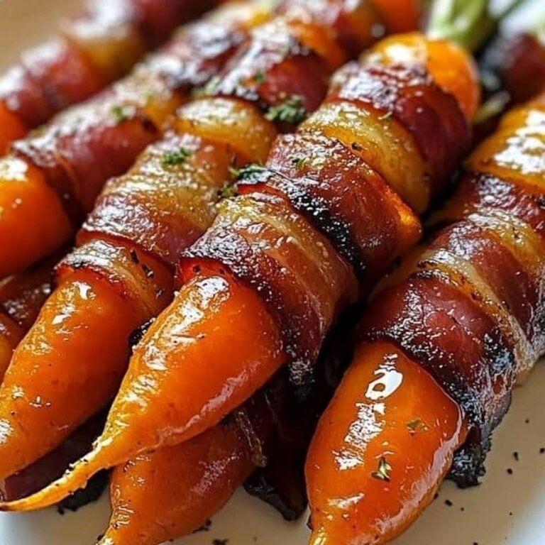 Bacon-Wrapped Carrots With Maple Glaze Recipe