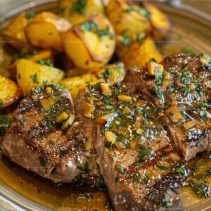 Garlic Butter Steak And Potatoes Recipe