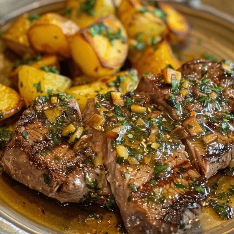 Garlic Butter Steak And Potatoes Recipe