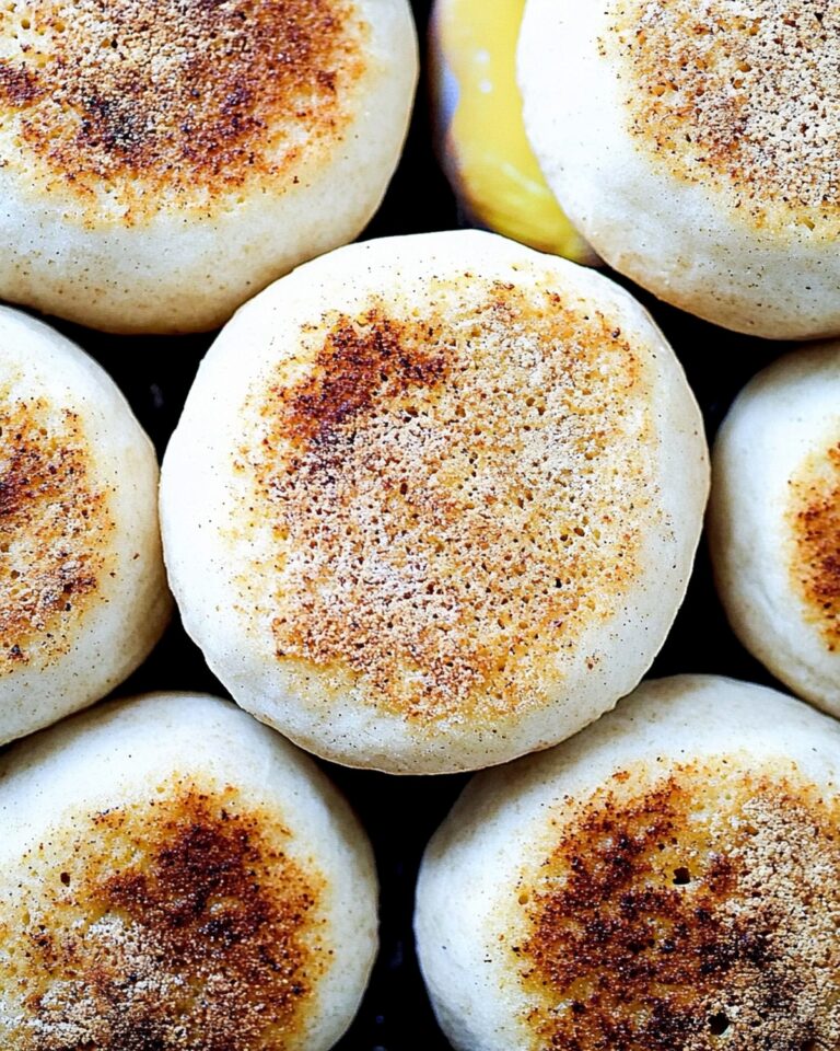Homemade Sourdough English Muffins Recipe