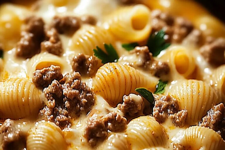 Creamy Beef And Shells Recipe