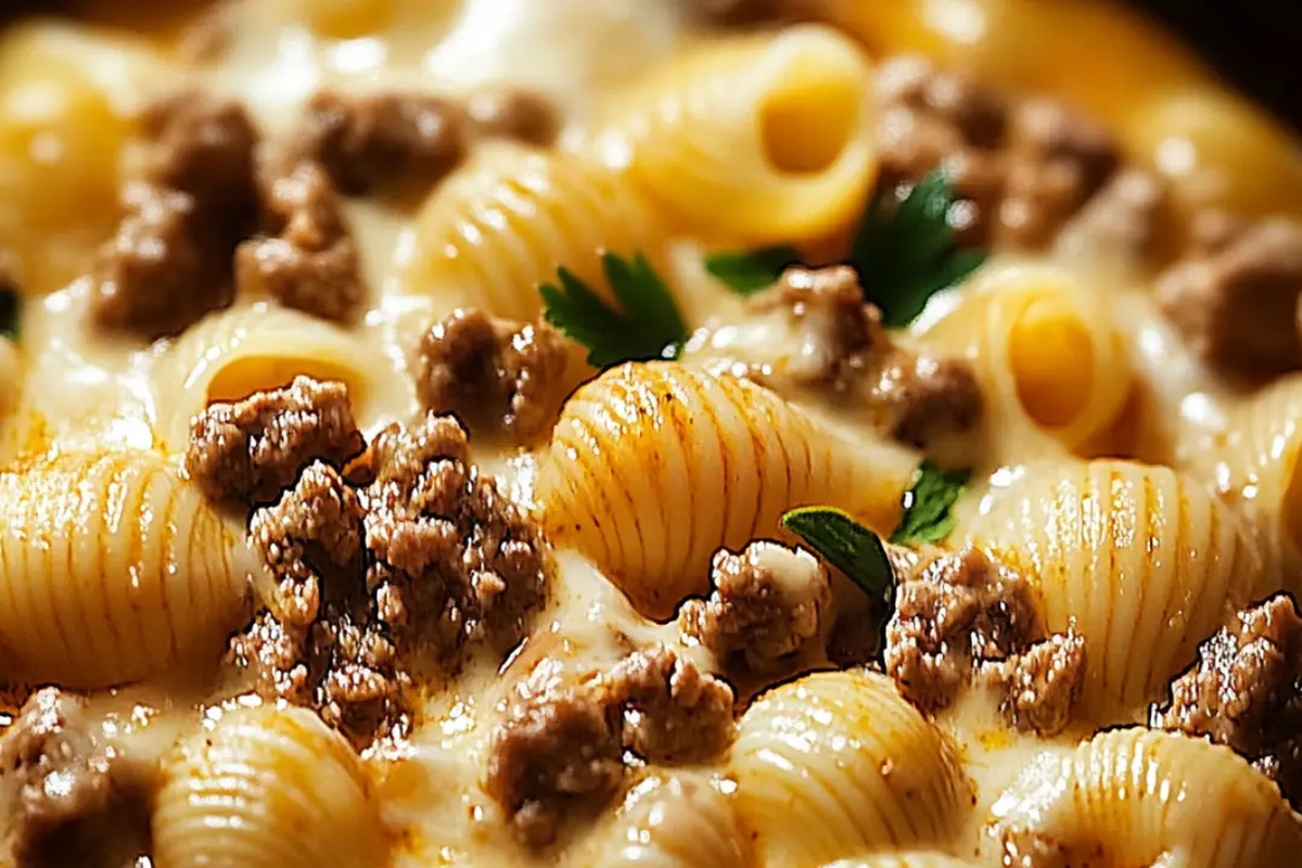 Creamy Beef And Shells Recipe