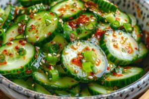 Spicy Korean Cucumber Salad Recipe