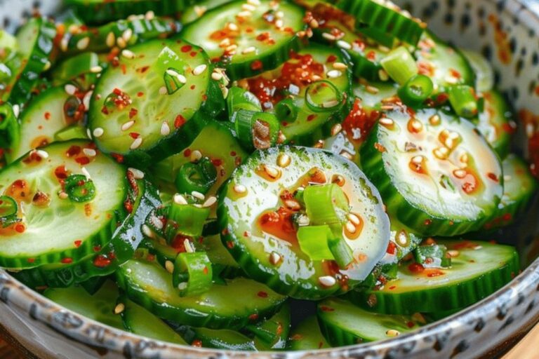 Spicy Korean Cucumber Salad Recipe