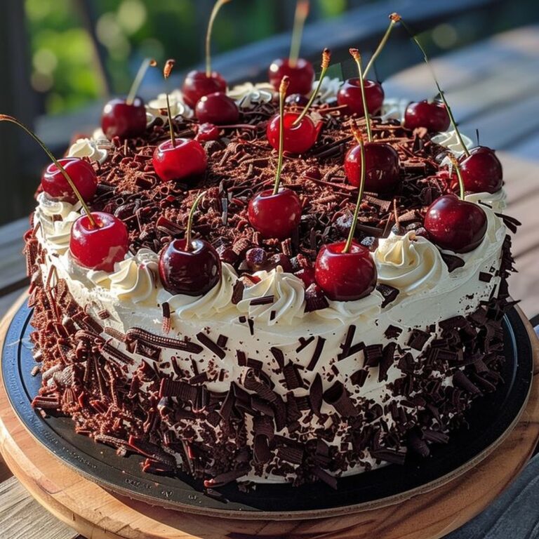 Black Forest Cherry Cake Recipe