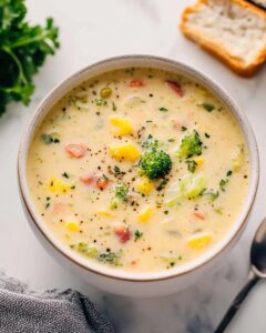 Creamy Vegetable Soup Recipe