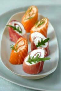 Smoked Salmon Roulade Recipe