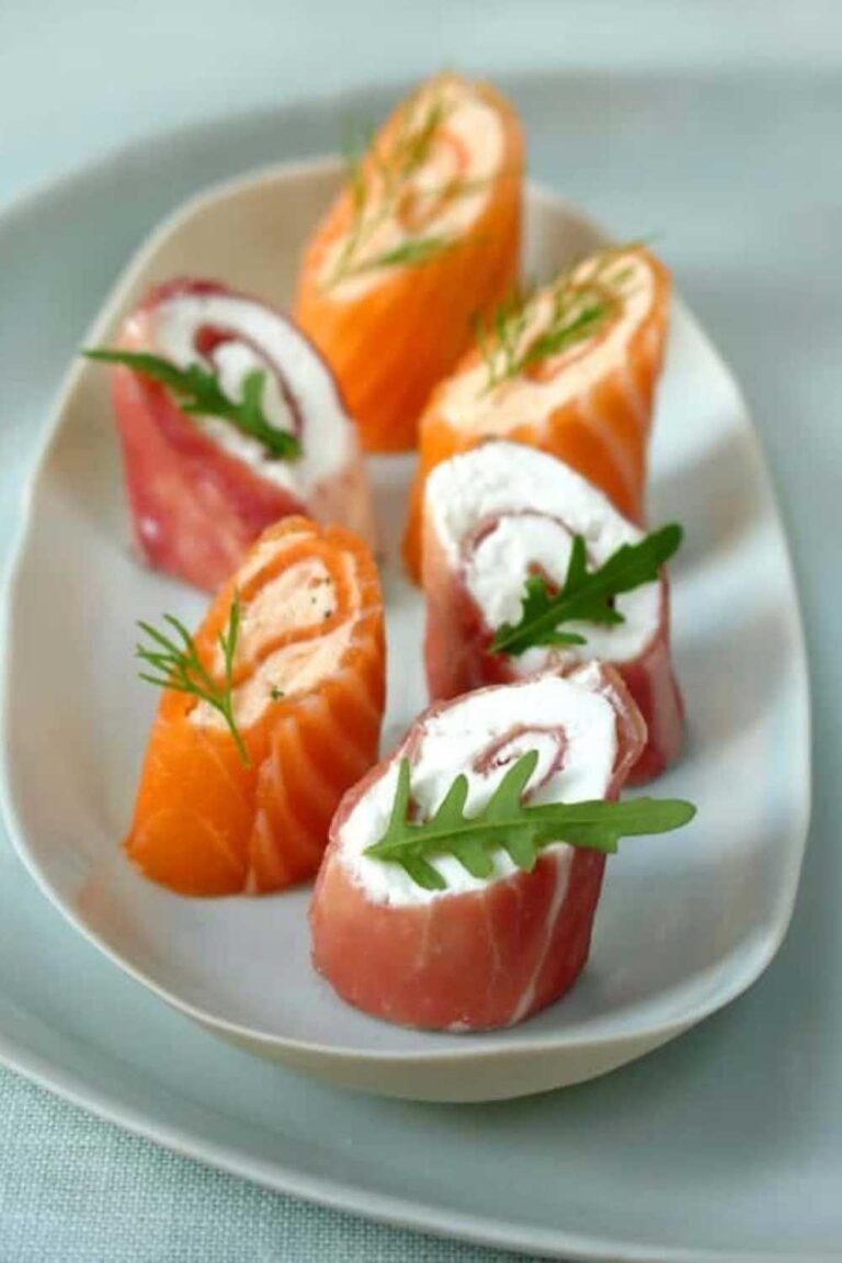 Smoked Salmon Roulade Recipe