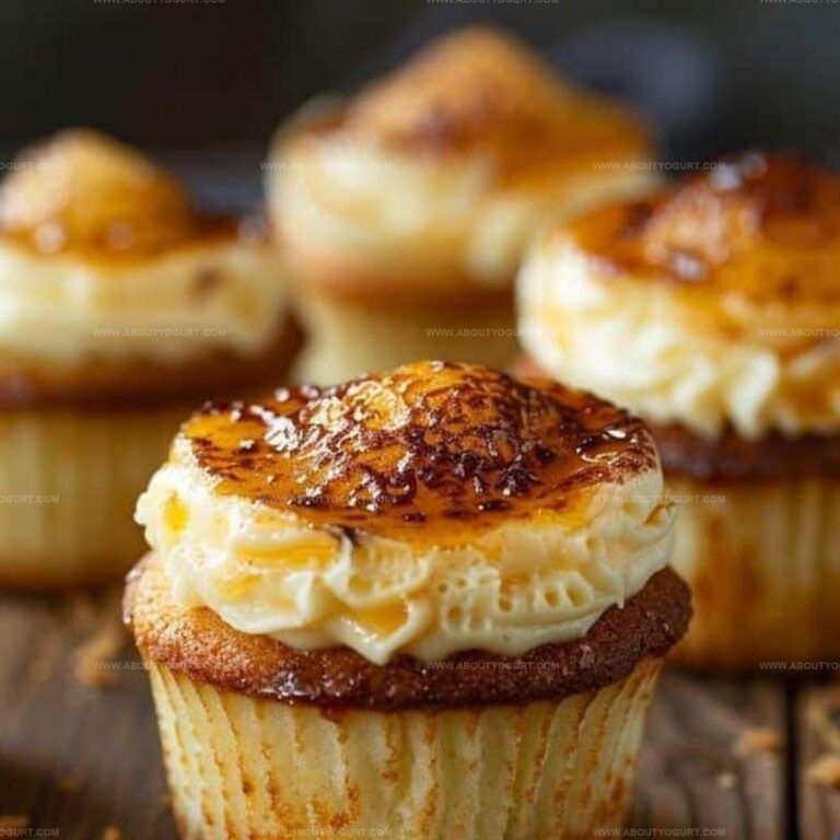Vanilla Bean Creme Brulee Cheesecake Cupcakes Recipe