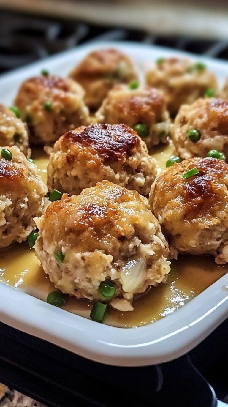 Leftover Turkey Stuffing Balls Recipe