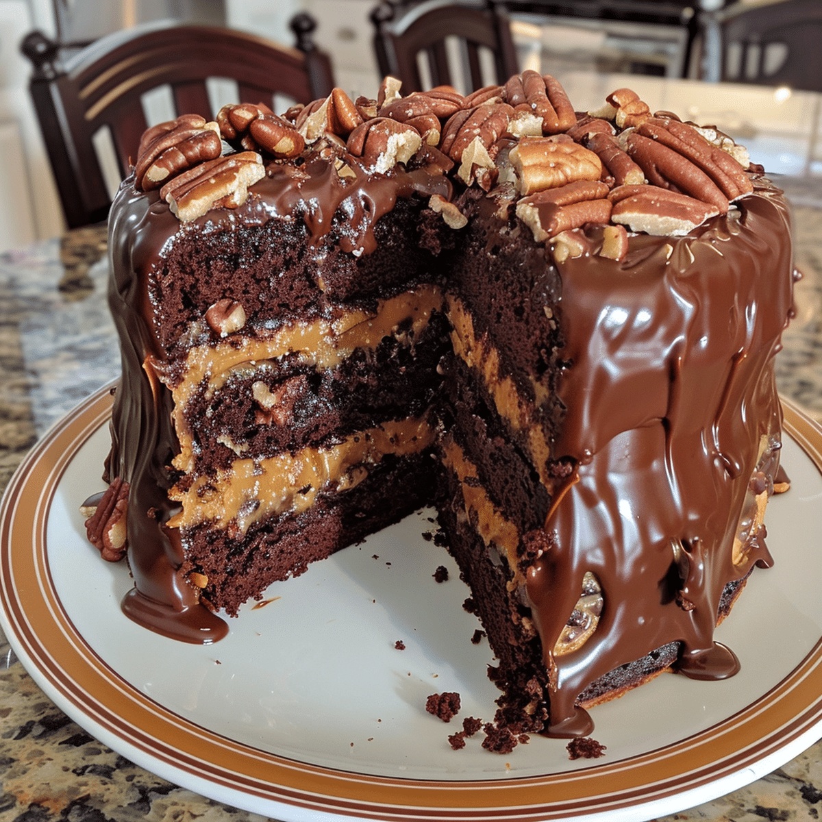 Turtle Caramel Cake Recipe
