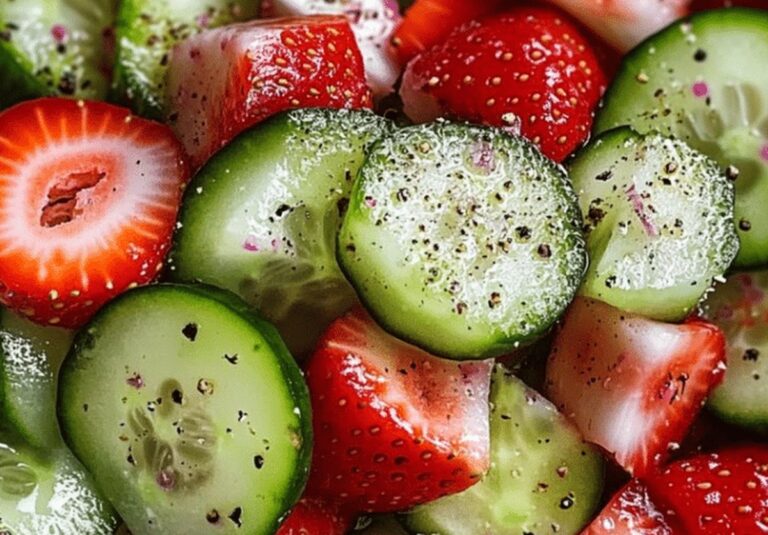 Strawberry Cucumber Salad Recipe