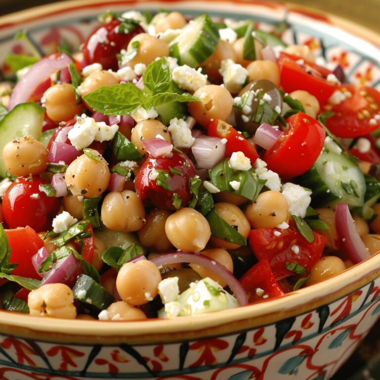 Mediterranean Chickpea Salad Recipe