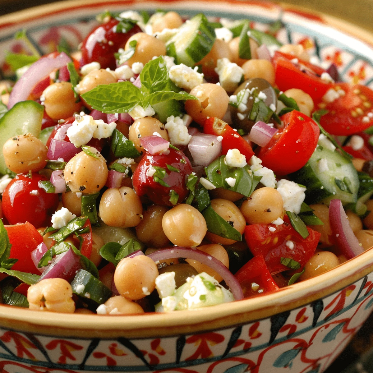Mediterranean Chickpea Salad Recipe