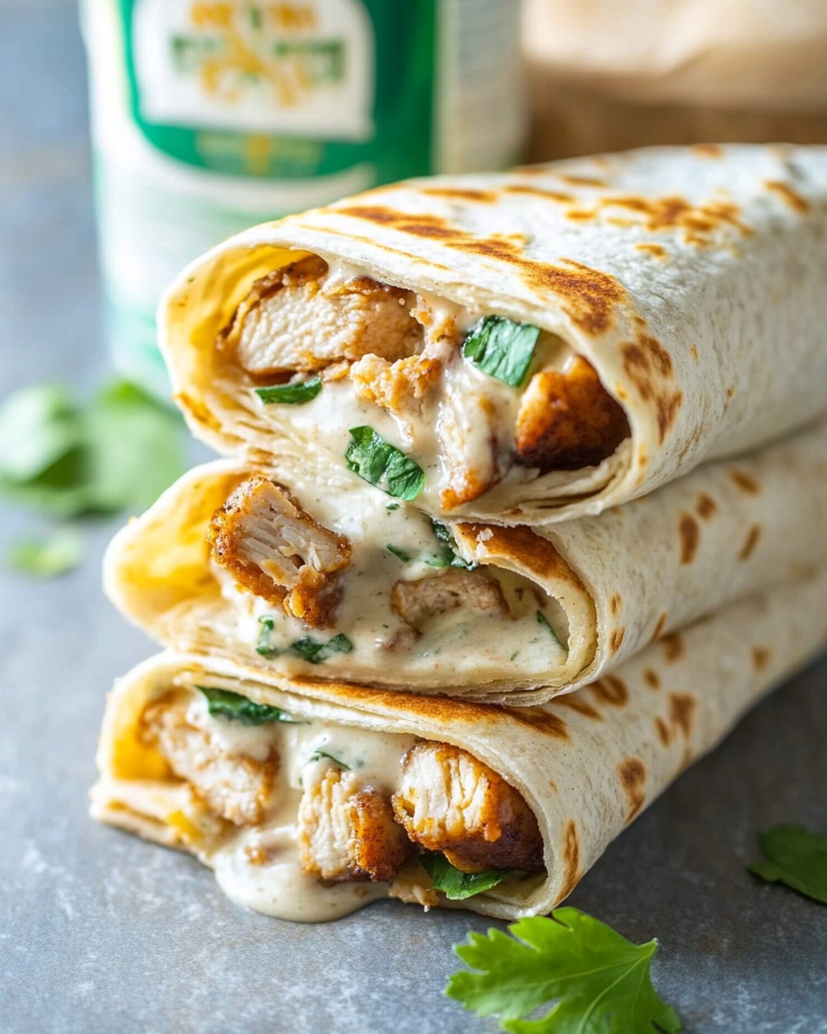 Chicken Ranch Wraps Recipe