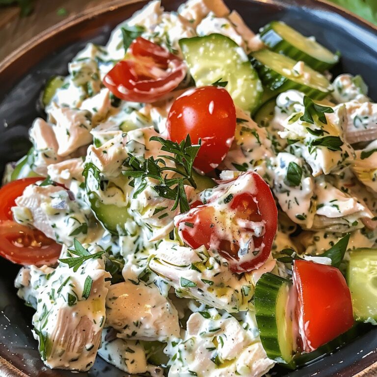 Zesty Tzatziki Chicken Salad Recipe