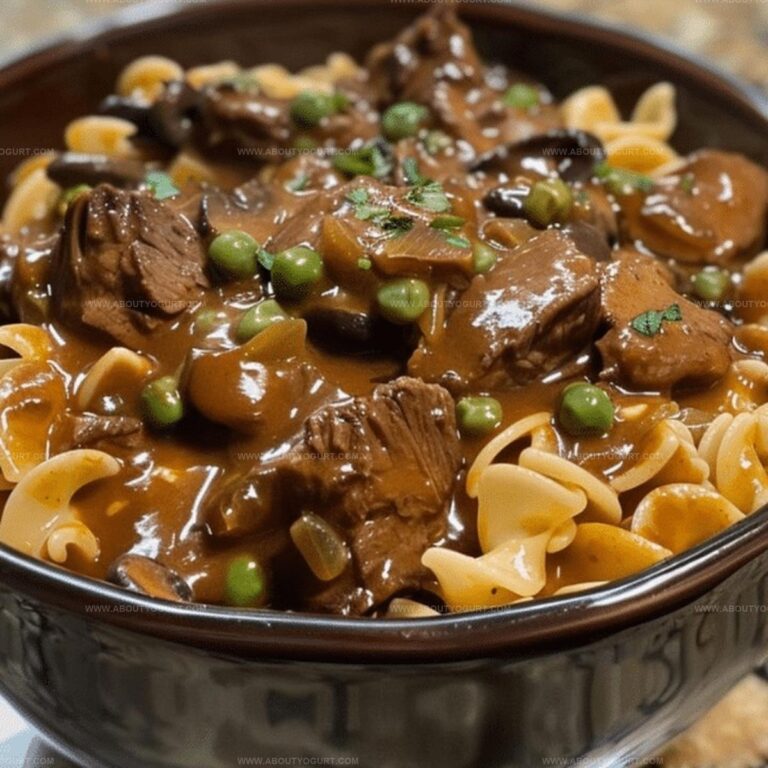 Tremendous Crockpot Beef Tips & Noodles Recipe