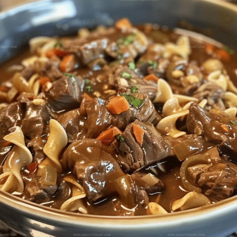 Crockpot Beef Tips And Noodles Recipe