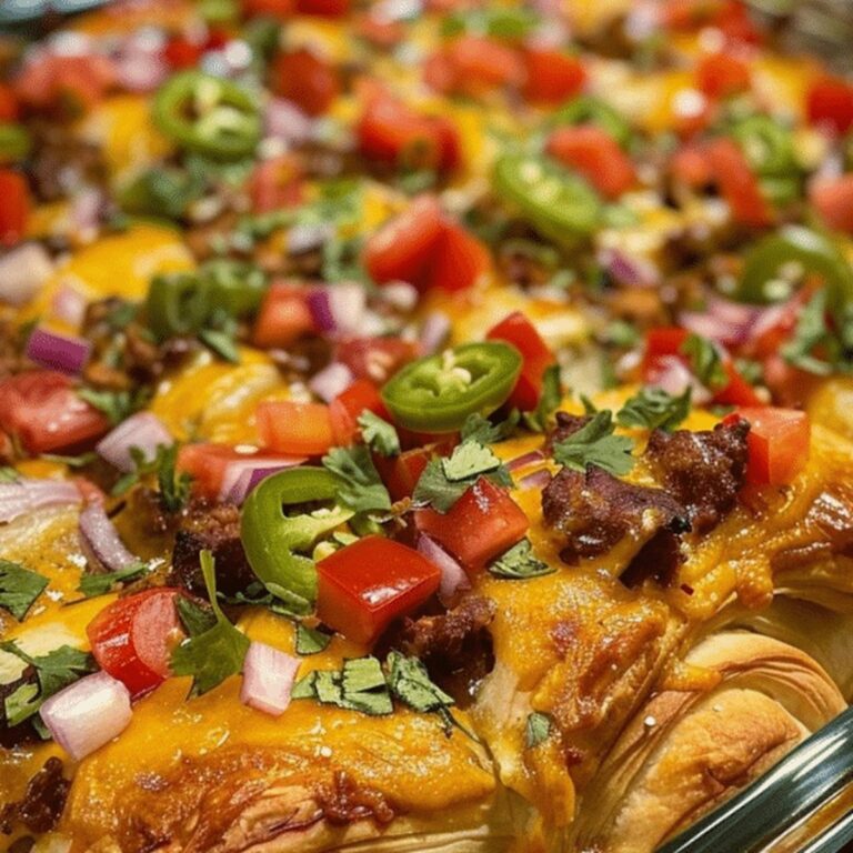 Pillsbury Crescent Roll Taco Bake Recipe