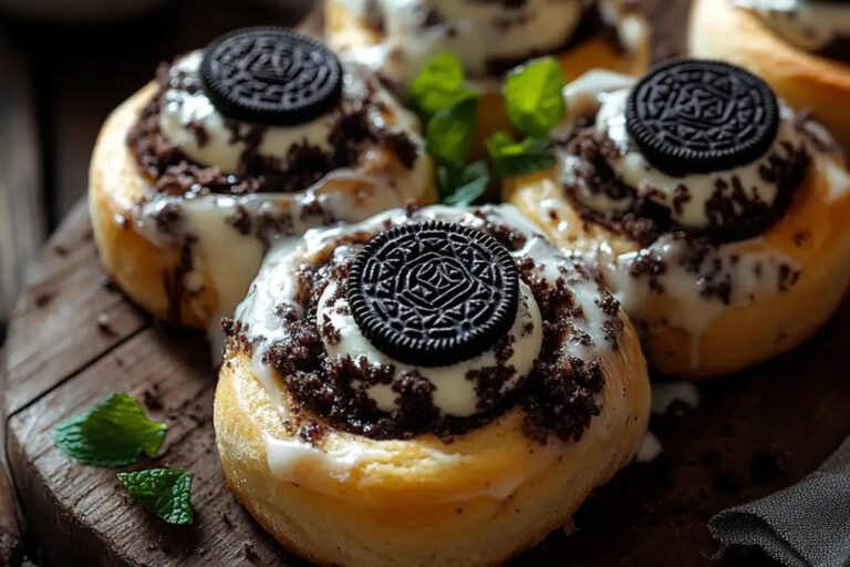 Oreo-Stuffed Cinnamon Rolls Recipe