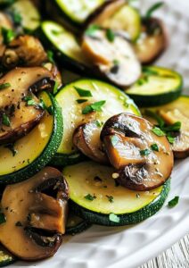 Low-Carb Sauteed Zucchini with Mushrooms Recipe