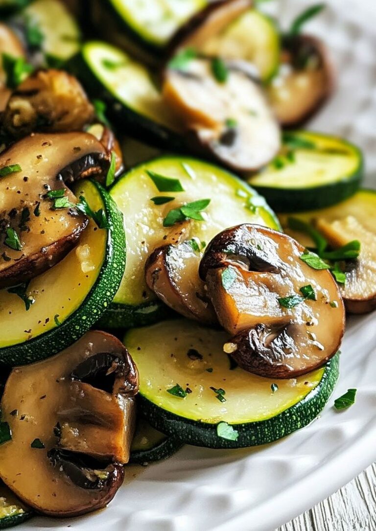 Low-Carb Sauteed Zucchini with Mushrooms Recipe