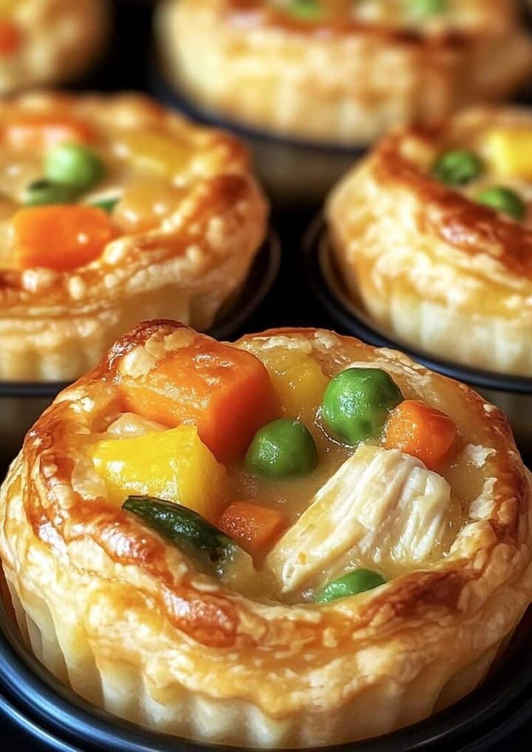 Mini Chicken Pot Pie Muffins Recipe