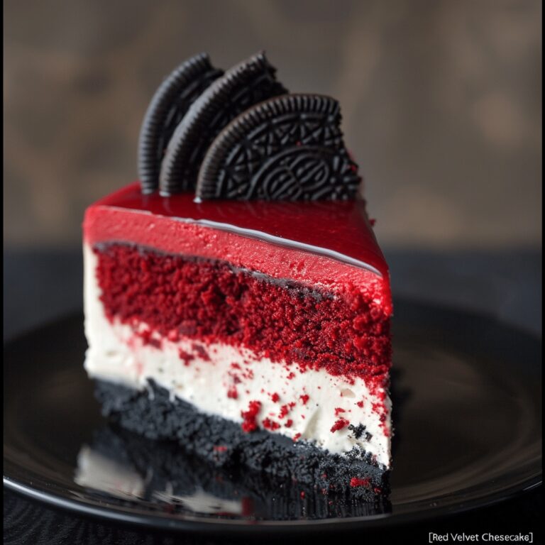 Red Velvet Oreo Cheesecake Recipe