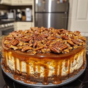 Caramel Pecan Pie Cheesecake Recipe