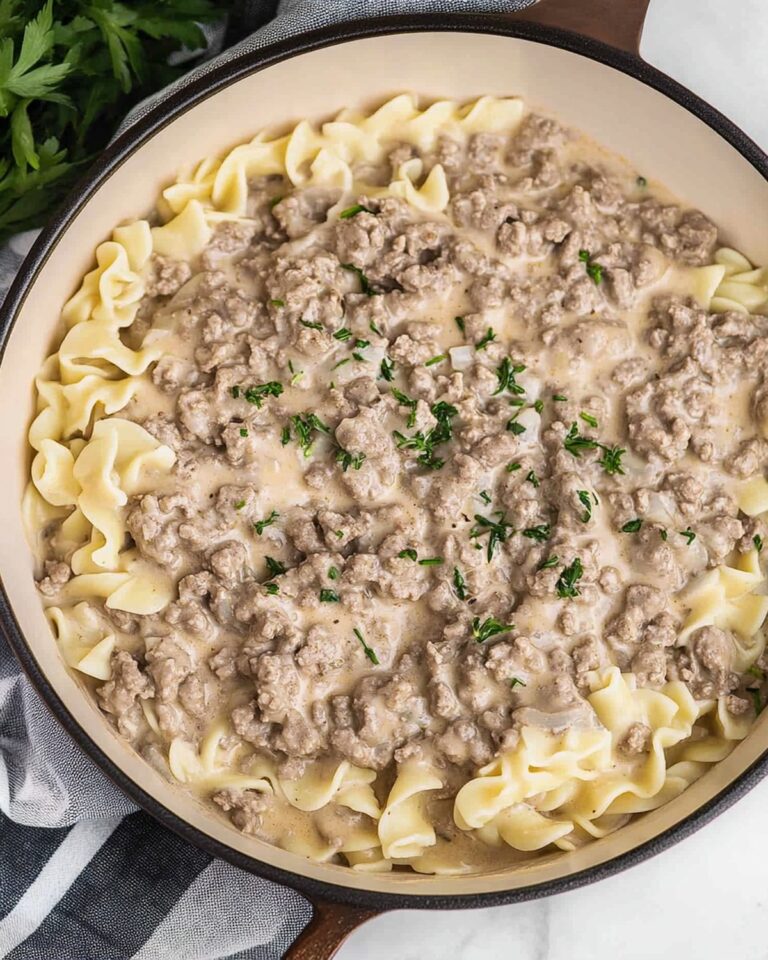 Ground Beef Stroganoff Recipe