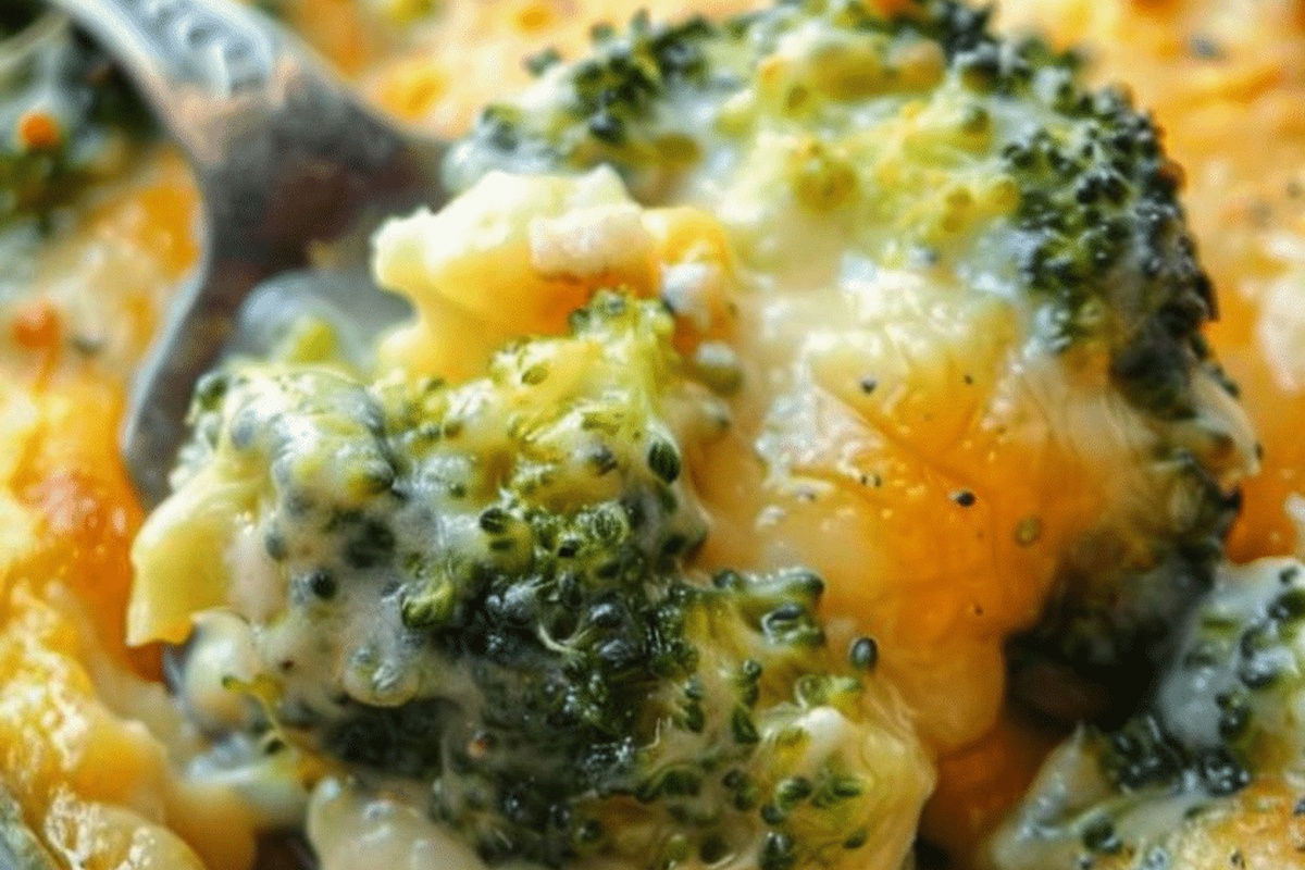 Cheesy Broccoli Bake Recipe