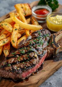 Steak & Chips For One Recipe