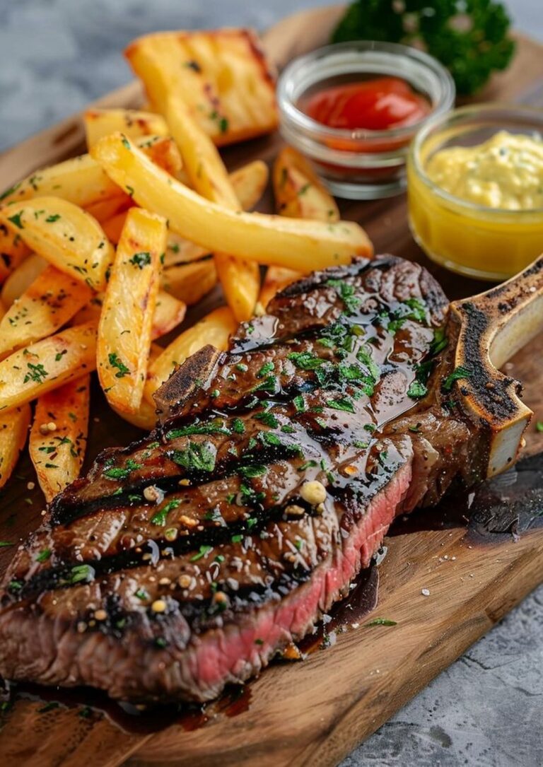 Steak & Chips For One Recipe