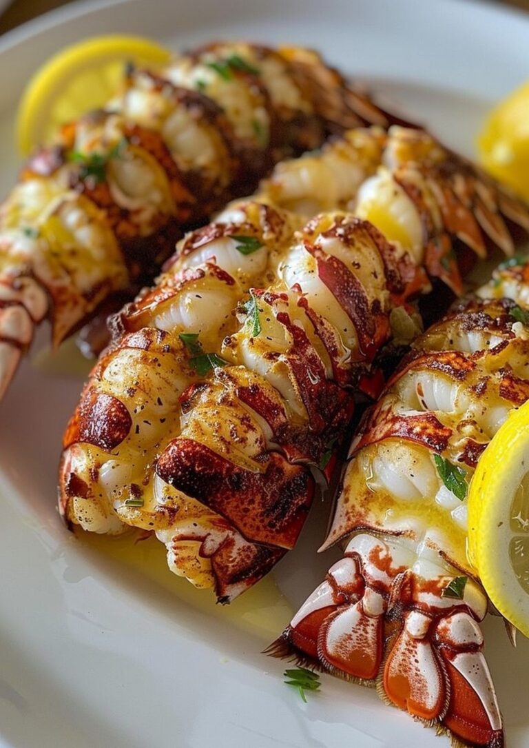 Lemon Garlic Lobster Tails Recipe