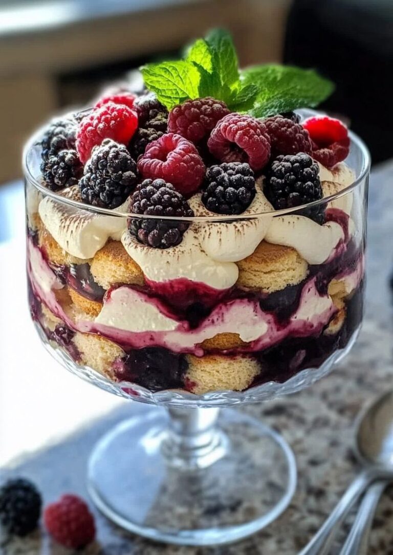 Berry Tiramisu Trifle Recipe