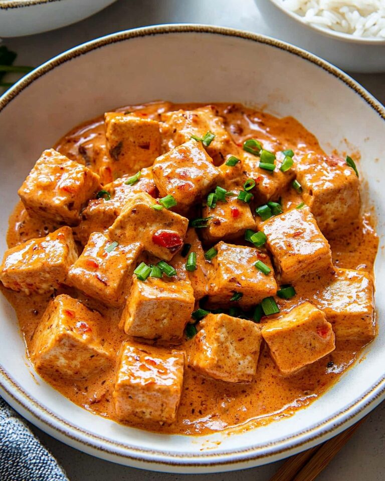 Spicy Tofu with Creamy Coconut Sauce Recipe