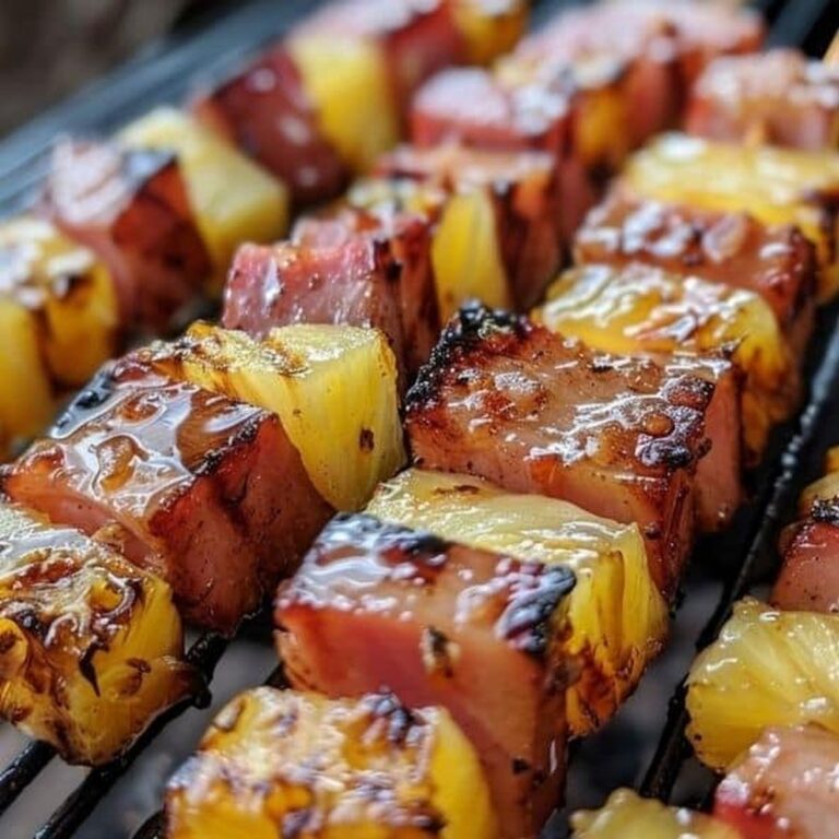 Sunny Hawaiian Ham And Pineapple Skewers Recipe