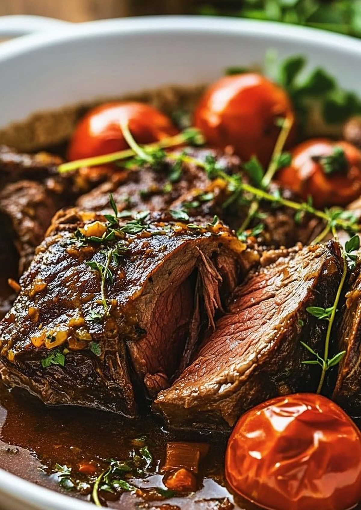 Tuscan-Style Slow-Cooked Beef Roast Recipe