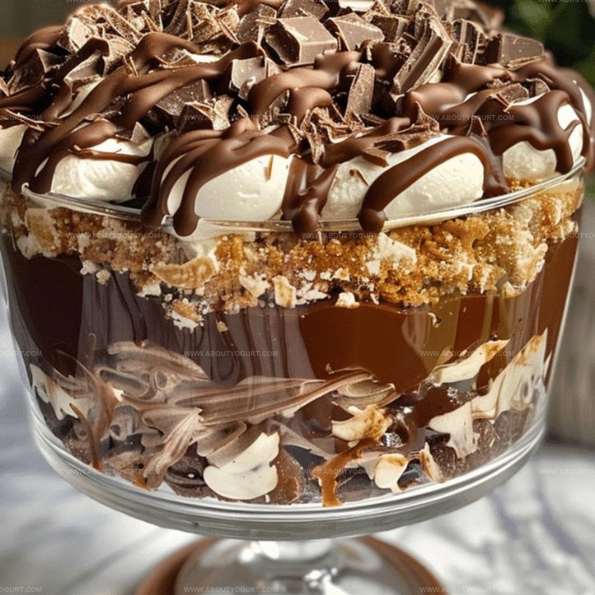 Baileys Chocolate Cheesecake Trifle With Chocolate Drizzle Recipe