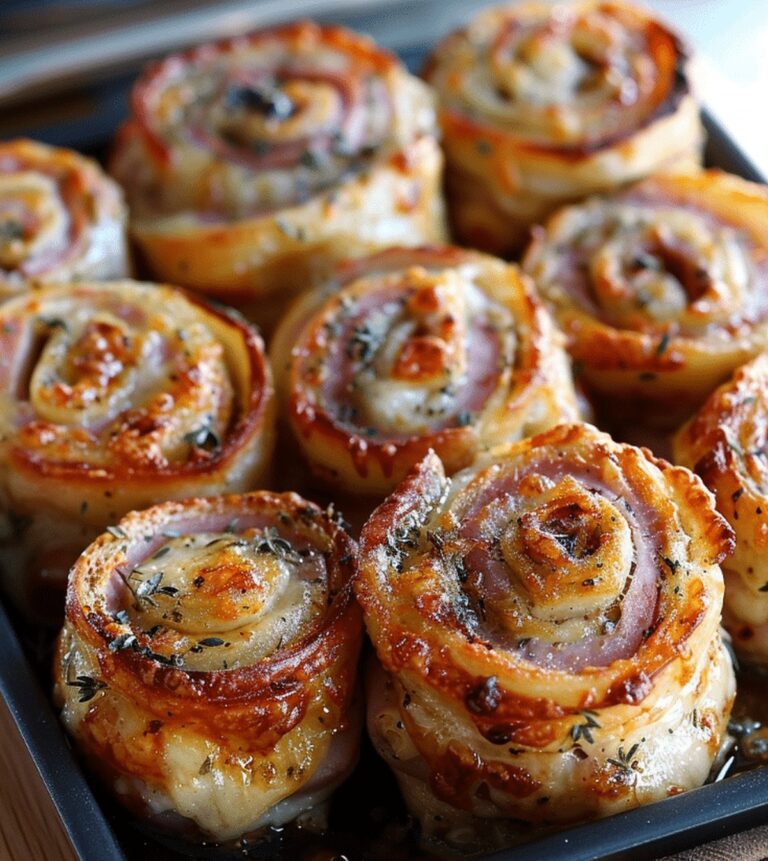 Ham and Cheese Pinwheels Recipe