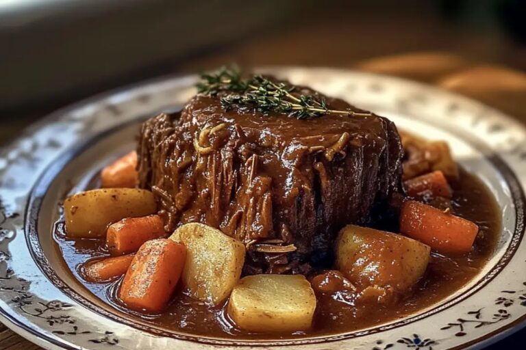 Pot Roast WCarrots & Potatoes Recipe