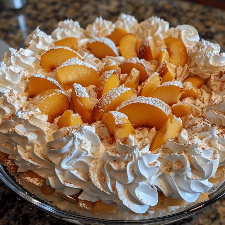 Peaches And Cream Punch Bowl Cake Recipe