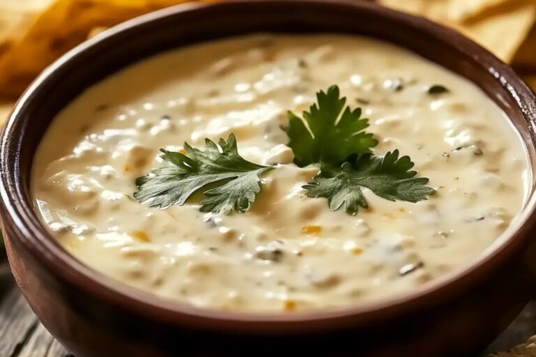 Mexican Restaurant Style White Cheese (Queso) Dip Recipe