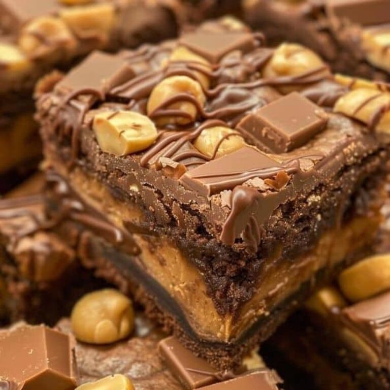 Fudgy Brownies with Peanut Butter Recipe